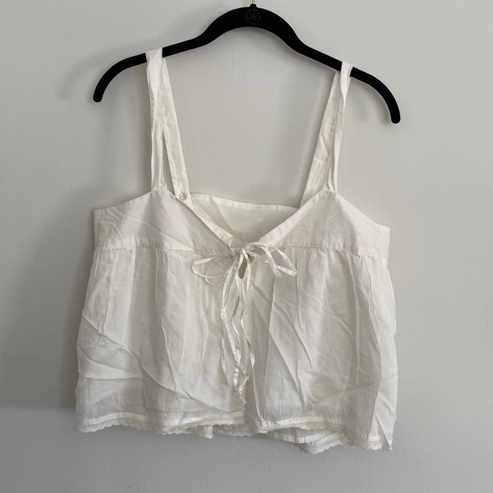 Never worn Natural Life boho, flowy white top
